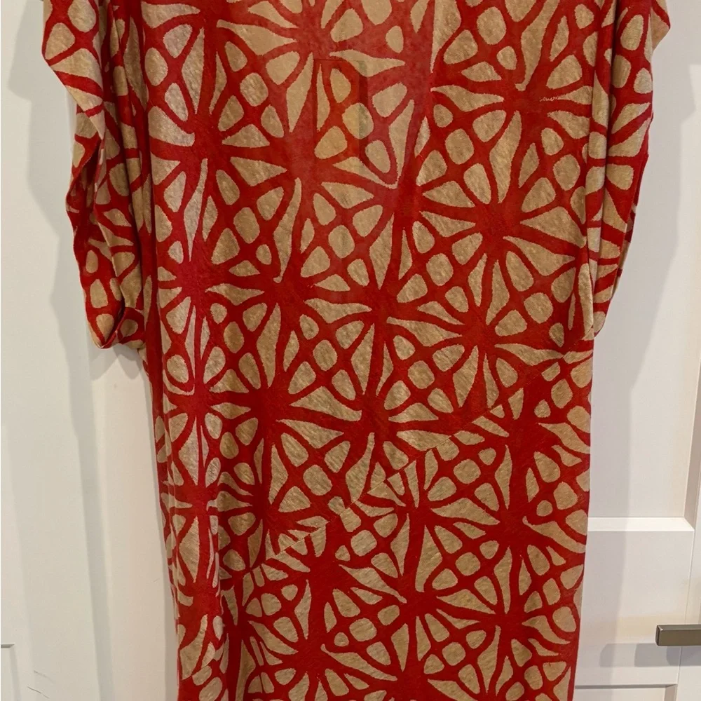 Plenty Tracy Reese Anthropologie Surplice Sack Dress. Size L missing tie belt. - Picture 4 of 4